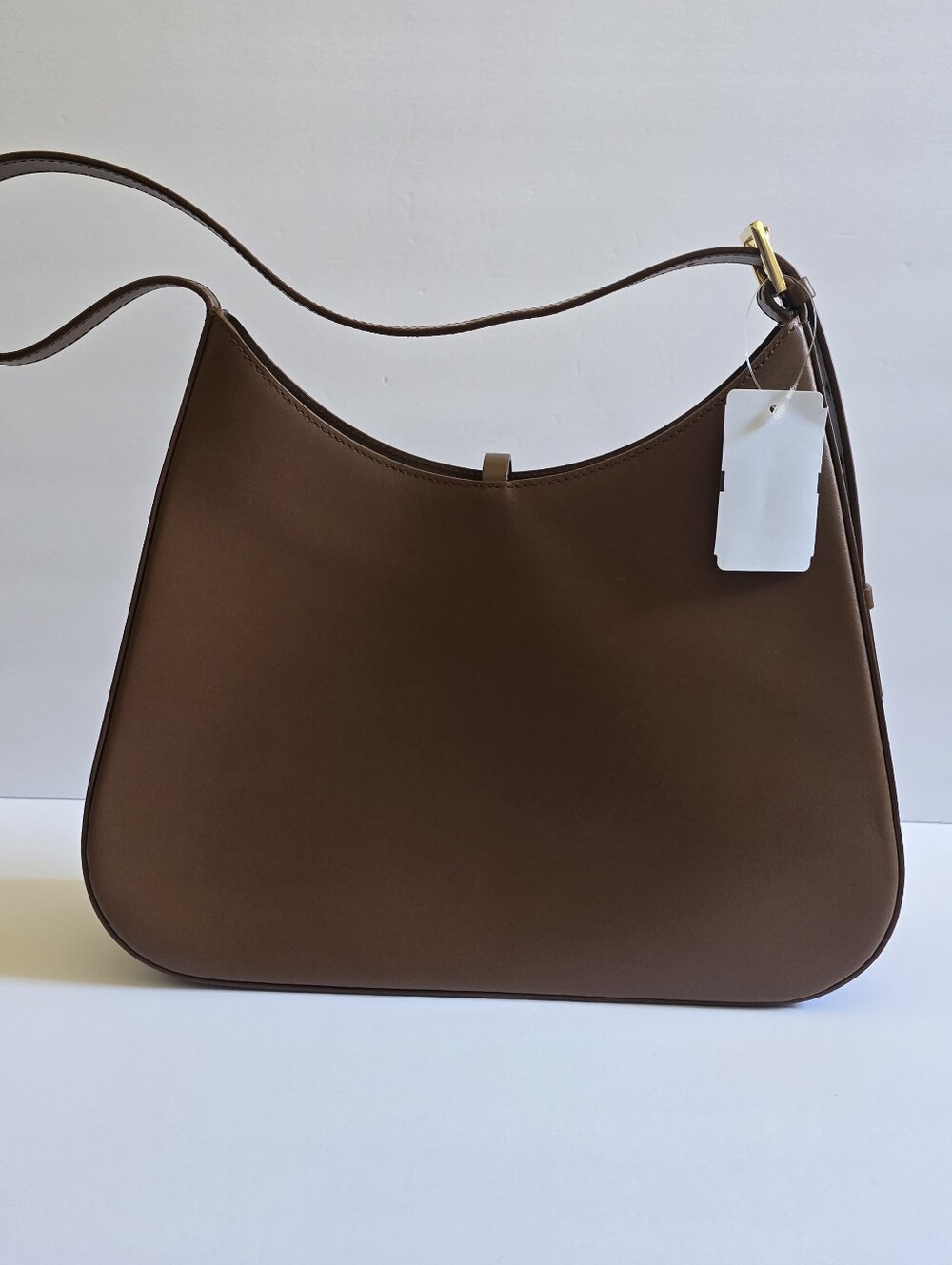 NWT - DeMellier Large Tokyo Leather Shoulder Bag Tan - Picture 5 of 14